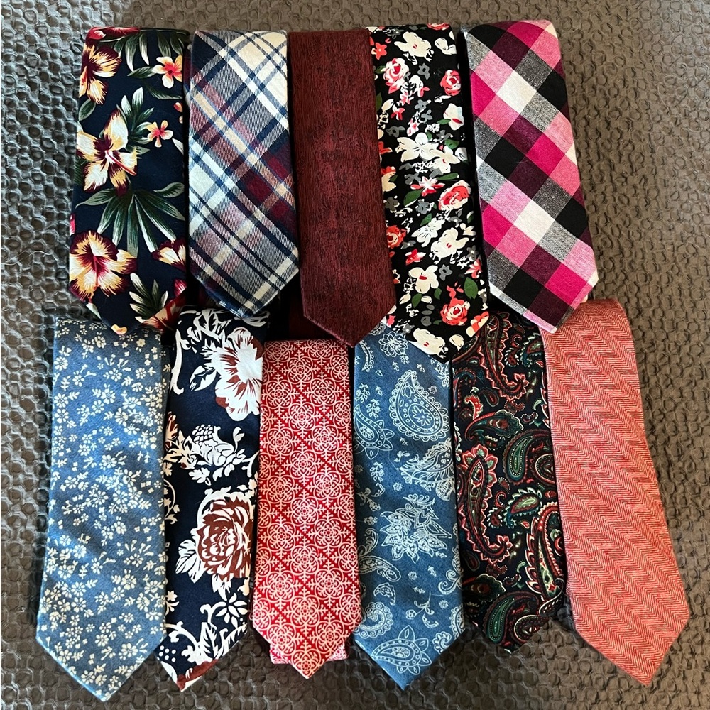 Patterned Men's Ties